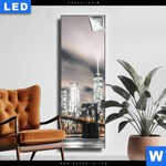 Leuchtbild Innenstadt Von Manhattan Schmal Produktvorschau mit dem Bild Innenstadt von Manhattan im Format Schmal.