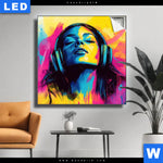 Leuchtbild Klang Der Farben Quadrat Produktvorschau mit dem Bild Klang der Farben im Format Quadrat.