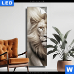 Leuchtbild Koenig Der Tiere Schmal Produktvorschau mit dem Bild König der Tiere im Format Schmal.