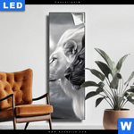 Leuchtbild Kontrast Loewenkraft Schmal Produktvorschau mit dem Bild Kontrast Löwenkraft im Format Schmal.