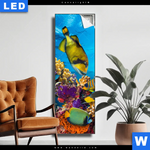 Leuchtbild Korallen Fische Schmal Produktvorschau mit dem Bild Korallen & Fische im Format Schmal.