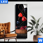 Leuchtbild Kuchen Mit Frischen Beeren Schmal Produktvorschau mit dem Bild Kuchen mit frischen Beeren im Format Schmal.