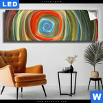 Leuchtbild Lichtmalerei No 2 Panorama Produktvorschau mit dem Bild Lichtmalerei No. 2 im Format Panorama.