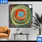 Leuchtbild Lichtmalerei No 2 Quadrat Produktvorschau mit dem Bild Lichtmalerei No. 2 im Format Quadrat.