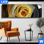 Leuchtbild Lichtmalerei No 3 Panorama Produktvorschau mit dem Bild Lichtmalerei No. 3 im Format Panorama.