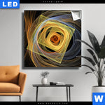 Leuchtbild Lichtmalerei No 3 Quadrat Produktvorschau mit dem Bild Lichtmalerei No. 3 im Format Quadrat.