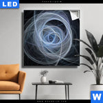 Leuchtbild Lichtmalerei No 4 Quadrat Produktvorschau mit dem Bild Lichtmalerei No. 4 im Format Quadrat.