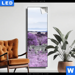 Leuchtbild Lila Savanne Kopie Schmal Produktvorschau mit dem Bild Lila Savanne im Format Schmal.