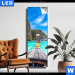 Leuchtbild Longtail Boot Schmal Produktvorschau mit dem Bild Longtail-Boot im Format Schmal.