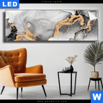 Leuchtbild Luxury Abstract Fluid Art No 3 Panorama Produktvorschau mit dem Bild Luxury Abstract Fluid Art No. 3 im Format Panorama.