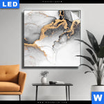 Leuchtbild Luxury Abstract Fluid Art No 3 Quadrat Produktvorschau mit dem Bild Luxury Abstract Fluid Art No. 3 im Format Quadrat.