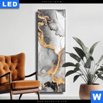 Leuchtbild Luxury Abstract Fluid Art No 3 Schmal Produktvorschau mit dem Bild Luxury Abstract Fluid Art No. 3 im Format Schmal.