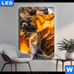 Leuchtbild Luxury Abstract Fluid Art No 5 Hochformat Produktvorschau mit dem Bild Luxury Abstract Fluid Art No. 5 im Format Hochformat.