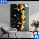 Leuchtbild Luxus Rosen Hochformat Produktvorschau mit dem Bild Luxus Rosen im Format Hochformat.