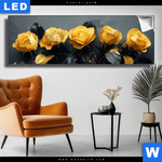 Leuchtbild Luxus Rosen Panorama Produktvorschau mit dem Bild Luxus Rosen im Format Panorama.