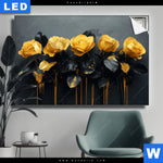 Leuchtbild Luxus Rosen Querformat Produktvorschau mit dem Bild Luxus Rosen im Format Querformat.