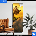 Leuchtbild Morgenspaziergang Schmal Produktvorschau mit dem Bild Morgenspaziergang im Format Schmal.