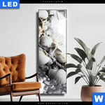 Leuchtbild Muscheln Und Seesterne Schmal Produktvorschau mit dem Bild Muscheln und Seesterne im Format Schmal.