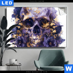 Leuchtbild Mystische Schaedelkunst Querformat Produktvorschau mit dem Bild Mystische Schädelkunst im Format Querformat.