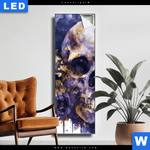Leuchtbild Mystische Schaedelkunst Schmal Produktvorschau mit dem Bild Mystische Schädelkunst im Format Schmal.