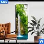 Leuchtbild Natur Pur Am See Schmal Produktvorschau mit dem Bild Natur pur am See im Format Schmal.