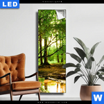 Leuchtbild Natur Pur Der Wald Schmal Produktvorschau mit dem Bild Natur pur - Der Wald im Format Schmal.