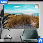 Leuchtbild Nordseelandschaft Auf Sylt Querformat Produktvorschau mit dem Bild Nordseelandschaft auf Sylt im Format Querformat.