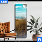 Leuchtbild Nordseelandschaft Auf Sylt Schmal Produktvorschau mit dem Bild Nordseelandschaft auf Sylt im Format Schmal.