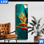 Leuchtbild Paradiesvogelblume Schmal Produktvorschau mit dem Bild Paradiesvogelblume im Format Schmal.