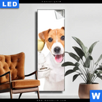 Leuchtbild Prost Tierische Party Schmal Produktvorschau mit dem Bild Prost - tierische Party im Format Schmal.