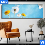 Leuchtbild Pusteblume No 2 Panorama Produktvorschau mit dem Bild Pusteblume No. 2 im Format Panorama.