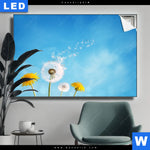 Leuchtbild Pusteblume No 2 Querformat Produktvorschau mit dem Bild Pusteblume No. 2 im Format Querformat.