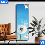 Leuchtbild Pusteblume No 2 Schmal Produktvorschau mit dem Bild Pusteblume No. 2 im Format Schmal.