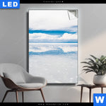 Leuchtbild Salzsee In Bolivien Hochformat Produktvorschau mit dem Bild Salzsee in Bolivien im Format Hochformat.