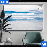 Leuchtbild Salzsee In Bolivien Querformat Produktvorschau mit dem Bild Salzsee in Bolivien im Format Querformat.