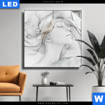 Leuchtbild Sanfter Seelentraum Quadrat Produktvorschau mit dem Bild Sanfter Seelentraum im Format Quadrat.