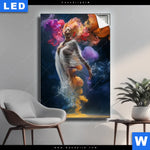 Leuchtbild Schlafende Nixe Hochformat Produktvorschau mit dem Bild Schlafende Nixe im Format Hochformat.