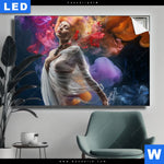 Leuchtbild Schlafende Nixe Querformat Produktvorschau mit dem Bild Schlafende Nixe im Format Querformat.