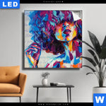 Leuchtbild Schoene Luise Quadrat Produktvorschau mit dem Bild Schöne Luise im Format Quadrat.