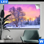 Leuchtbild Schoene Winterlandschaft Querformat Produktvorschau mit dem Bild Schöne Winterlandschaft im Format Querformat.