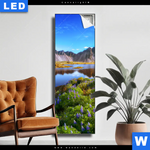 Leuchtbild Schoener Tag In Island Schmal Produktvorschau mit dem Bild Schöner Tag in Island im Format Schmal.