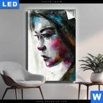 Leuchtbild Schoenes Maedchen Hochformat Produktvorschau mit dem Bild Schönes Mädchen im Format Hochformat.