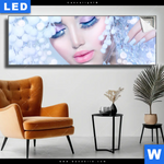 Leuchtbild Schoenheit In Frost Und Kristall Panorama Produktvorschau mit dem Bild Schönheit in Frost und Kristall im Format Panorama.