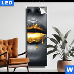 Leuchtbild Schoenheit In Silber Gold Schmal Produktvorschau mit dem Bild Schönheit in Silber & Gold im Format Schmal.