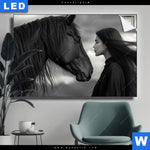 Leuchtbild Seelenblick Querformat Produktvorschau mit dem Bild Seelenblick im Format Querformat.