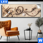 Leuchtbild Sehnsucht Nach Dem Meer Panorama Produktvorschau mit dem Bild Sehnsucht nach dem Meer im Format Panorama.