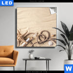 Leuchtbild Sehnsucht Nach Dem Meer Quadrat Produktvorschau mit dem Bild Sehnsucht nach dem Meer im Format Quadrat.