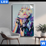 Leuchtbild Sinnliche Schoenheit Hochformat Produktvorschau mit dem Bild Sinnliche Schönheit im Format Hochformat.