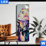 Leuchtbild Sinnliche Schoenheit Schmal Produktvorschau mit dem Bild Sinnliche Schönheit im Format Schmal.