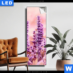 Leuchtbild Sommeridylle Mit Lavendel Schmal Produktvorschau mit dem Bild Sommeridylle mit Lavendel im Format Schmal.